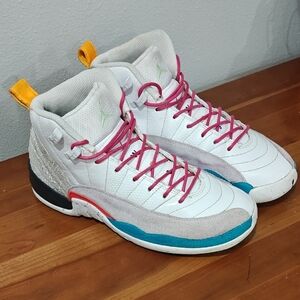 Jordan 12 Retro 'White Vapor Green' (GS)
